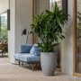 Pottery Pots Refined Ben ronde plantenbak middelhoog grijs binnen